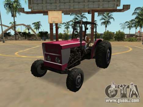 Stanley Tractor with Badges & Extras for GTA San Andreas