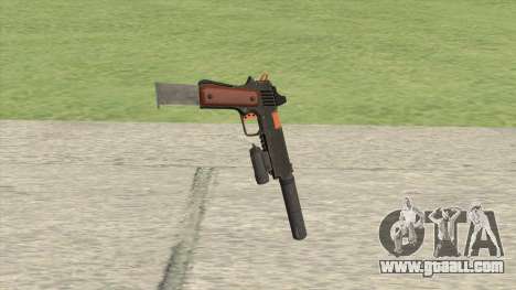 Heavy Pistol GTA V (Orange) Full Attachments for GTA San Andreas