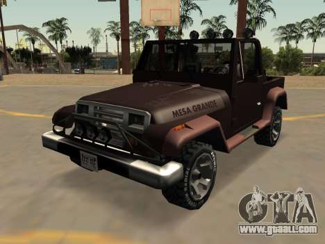 Canis Mesa Grande With Badges & Extras for GTA San Andreas