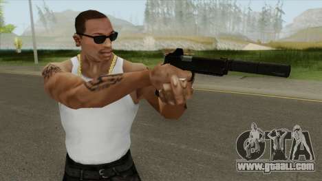 Heavy Pistol GTA V (OG Black) Suppressor V1 for GTA San Andreas