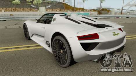 Porsche 918 Spyder (Concept) for GTA San Andreas