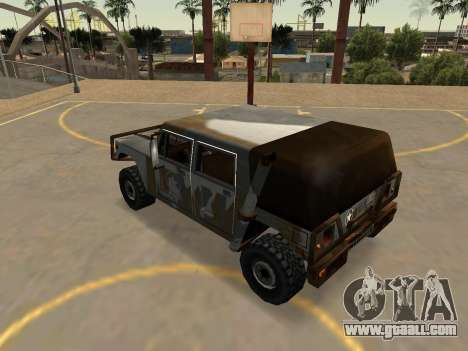 Mammoth Patriot Military With Badges & Extras for GTA San Andreas