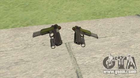 Heavy Pistol GTA V (Green) Flashlight V2 for GTA San Andreas