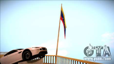 Flag Venezuela in mount Chiliad Remastered for GTA San Andreas