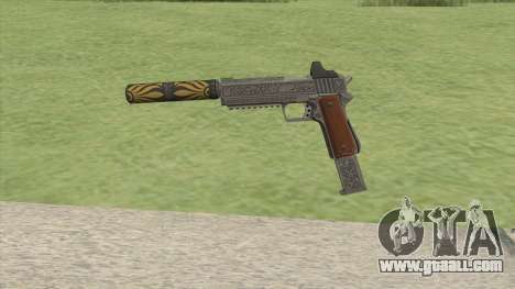 Heavy Pistol GTA V (Luxury) Suppressor for GTA San Andreas