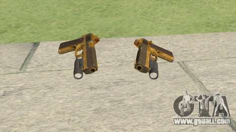 Heavy Pistol GTA V (Gold) Flashlight V1 for GTA San Andreas