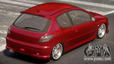 Peugeot 206 GTI V1.0 for GTA 4