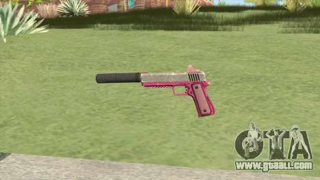 Heavy Pistol GTA V (Pink) Suppressor V1 for GTA San Andreas