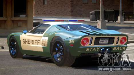 Ford GT1000 Police V1.2 for GTA 4