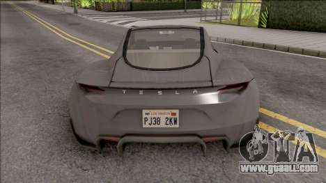 Tesla Roadster 2020 Performance LQ v2 for GTA San Andreas
