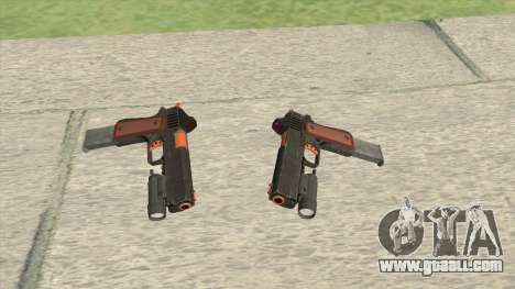 Heavy Pistol GTA V (Orange) Flashlight V2 for GTA San Andreas