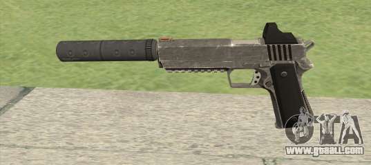 Heavy Pistol GTA V (Platinum) Suppressor V1 for GTA San Andreas