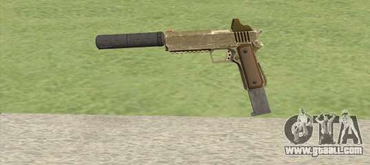 Heavy Pistol GTA V (Army) Suppressor V2 for GTA San Andreas