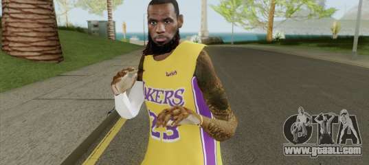 Lebron James (Lakers) for GTA San Andreas