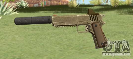 Heavy Pistol GTA V (Army) Suppressor V1 for GTA San Andreas