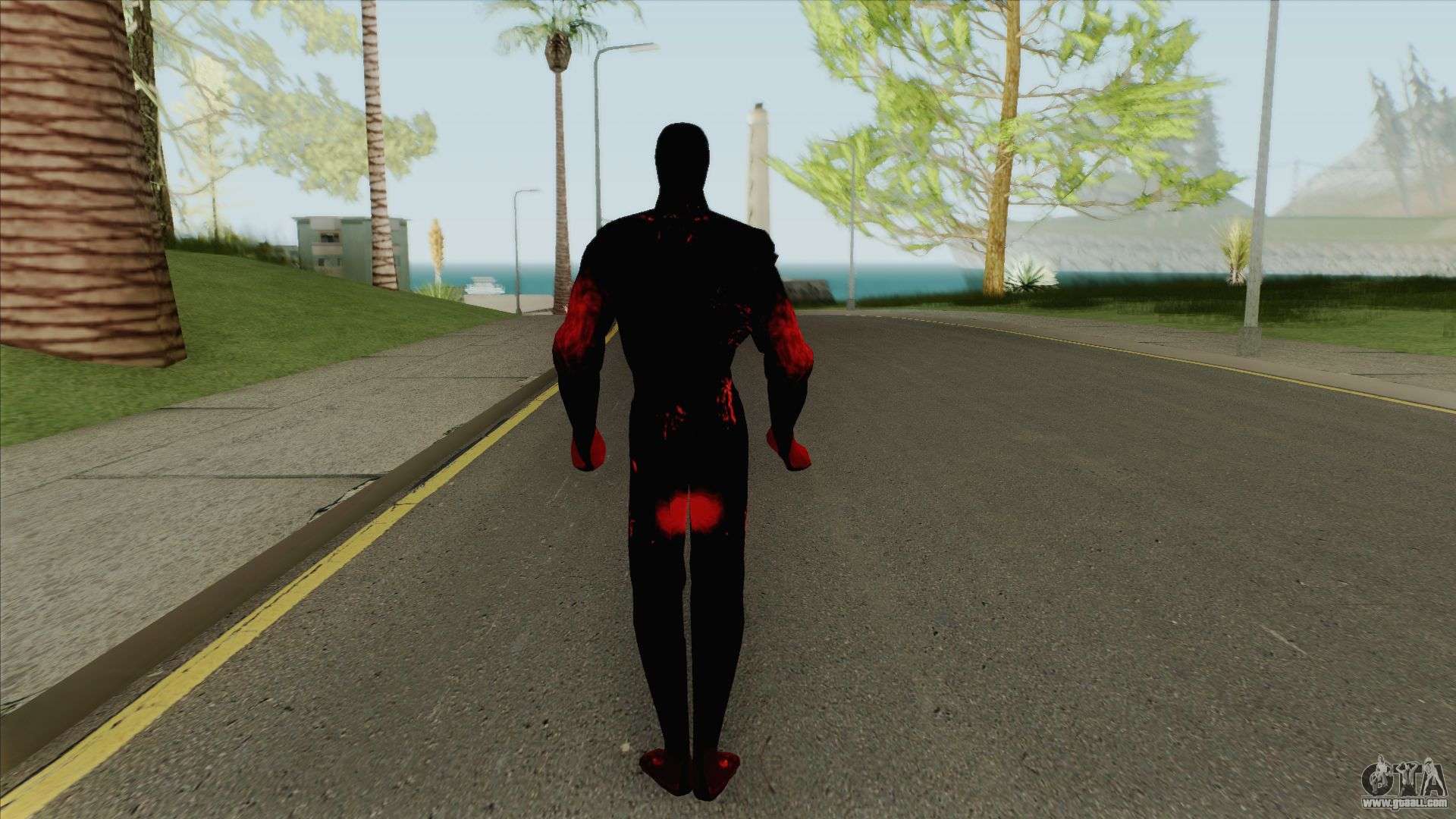 Red Monster Scp 087 B For Gta San Andreas