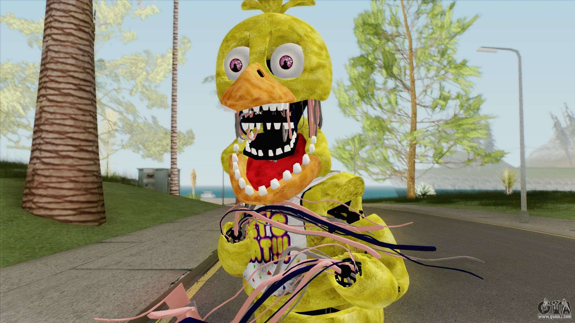 GTA San Andreas Withered chica fnaf 2 Mod 