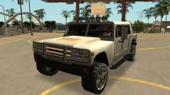 Mammoth Patriot Civil with badges & extras for GTA San Andreas