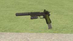 Heavy Pistol GTA V (Green) Full Attachments for GTA San Andreas
