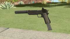 Heavy Pistol GTA V (NG Black) Suppressor V2 for GTA San Andreas