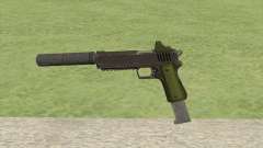Heavy Pistol GTA V (Green) Suppressor V2 for GTA San Andreas
