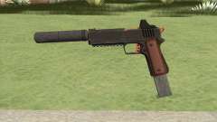 Heavy Pistol GTA V (Orange) Suppressor V2 for GTA San Andreas