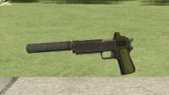Heavy Pistol GTA V (Green) Suppressor V1 for GTA San Andreas