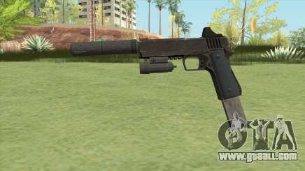 Heavy Pistol GTA V (OG Black) Full Attachments for GTA San Andreas