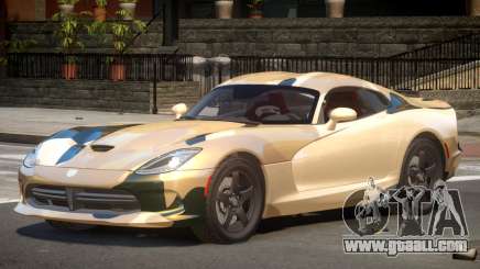 Dodge Viper SRT GTS PJ1 for GTA 4