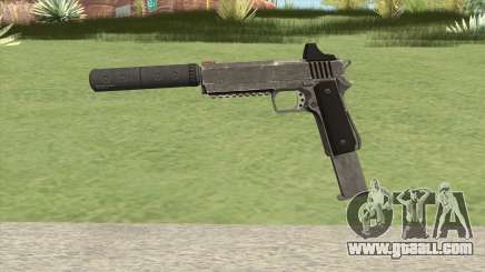 Heavy Pistol GTA V (Platinum) Suppressor V2 for GTA San Andreas