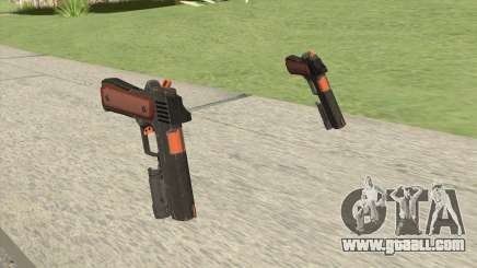 Heavy Pistol GTA V (Orange) Flashlight V1 for GTA San Andreas