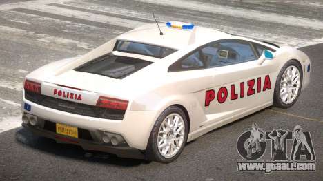 Lambo Gallardo SR Police for GTA 4