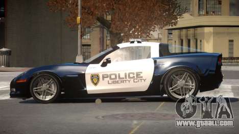 Chevrolet Corvette LS Police for GTA 4