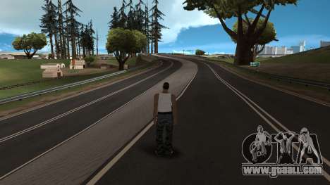 Romanian HQ Roads v2 for GTA San Andreas