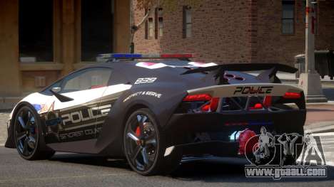 Lamborghini SE Police V1.1 for GTA 4