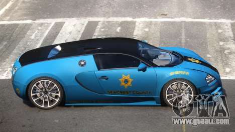 Bugatti Veryon Police V1.1 for GTA 4