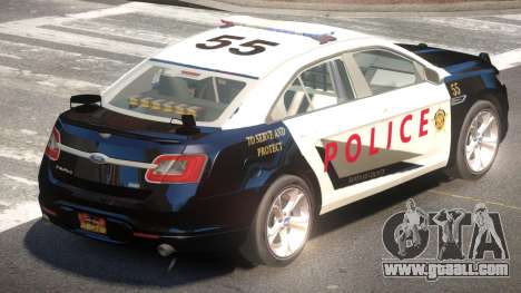 Ford Taurus RS Police for GTA 4