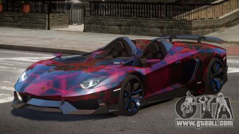 Lamborghini Aventador Spider SR PJ3 for GTA 4