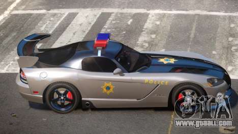 Dodge Viper RT Police for GTA 4