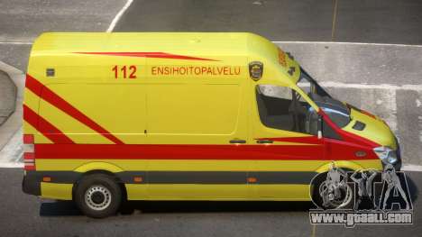 Mercedes Benz Sprinter Ambulance for GTA 4
