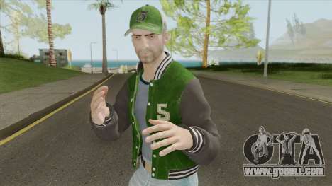 PUBG Male Skin (Varsity Jacket Outfit) for GTA San Andreas