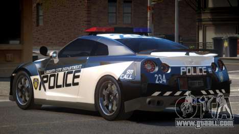 Nissan GT-R Police V1.0 for GTA 4