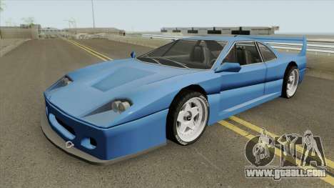 Turismo F40-GT (BlueRay) for GTA San Andreas