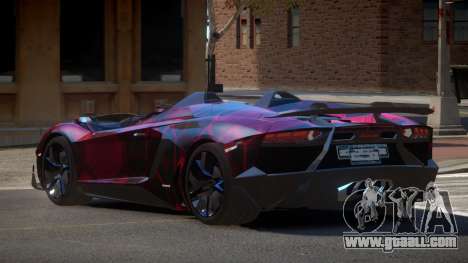 Lamborghini Aventador Spider SR PJ3 for GTA 4