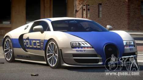 Bugatti Veryon Police V1.2 for GTA 4