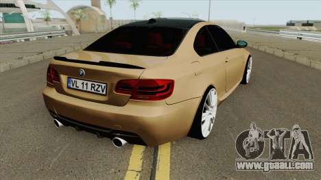 BMW E92 335D M-Tech 2010 for GTA San Andreas