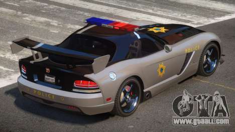 Dodge Viper RT Police for GTA 4