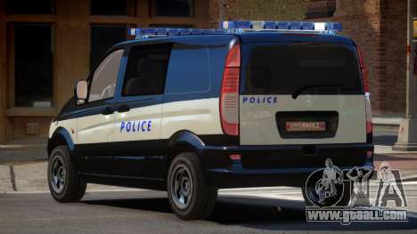 Mercedes Benz Vito Police for GTA 4