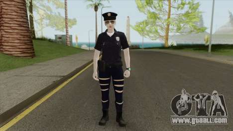 Rubia Policeman V2 (Bugstars Equipment) for GTA San Andreas