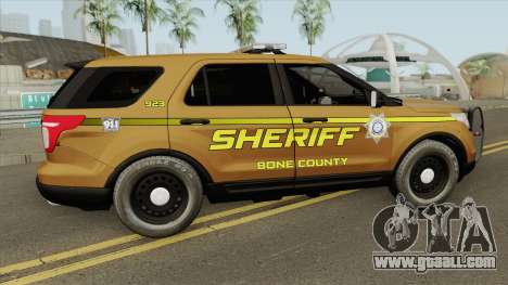 Ford Explorer 2012 (Bone County Sheriff) for GTA San Andreas